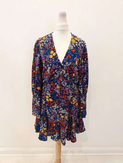 AX Paris Navy Floral Dress 10