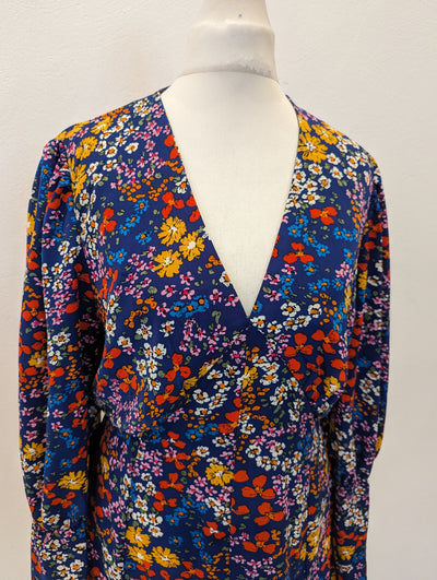 AX Paris Navy Floral Dress 10