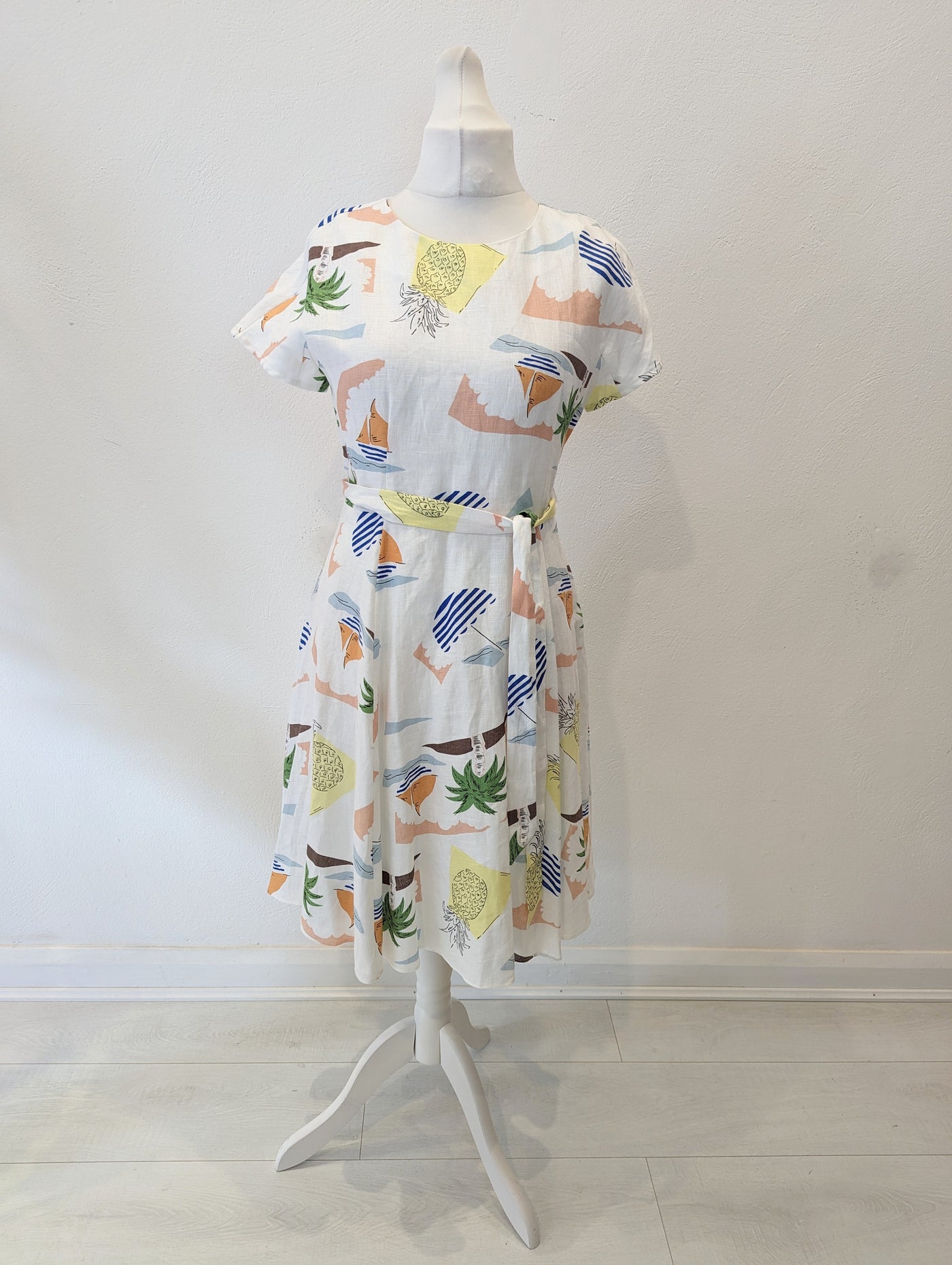 Hobbs Multi Print Dress Size 12