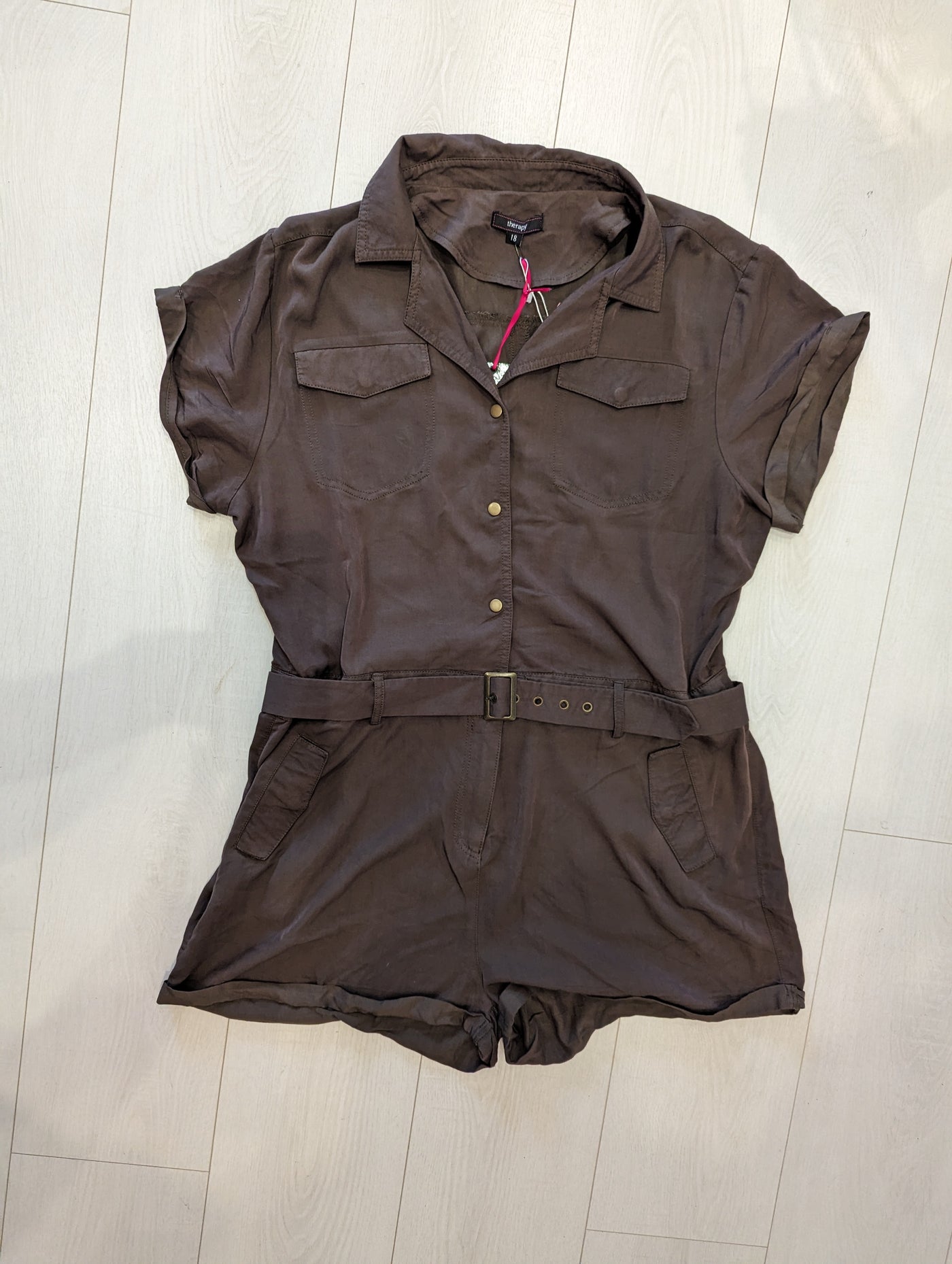 Therapy Khaki Playsuit 18 RRP £45