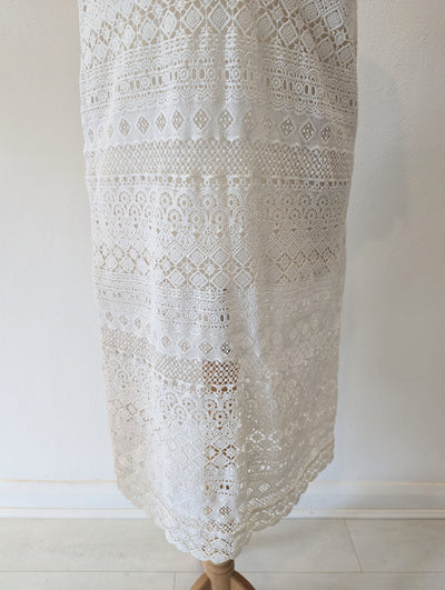 Weekend Max Mara White Lace Dress 10