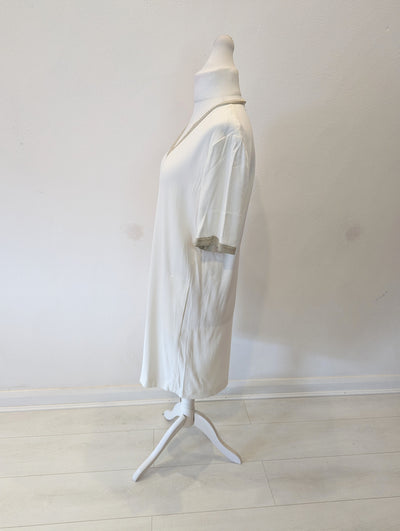 Gerard Darel Cream Gold trim Dress 14