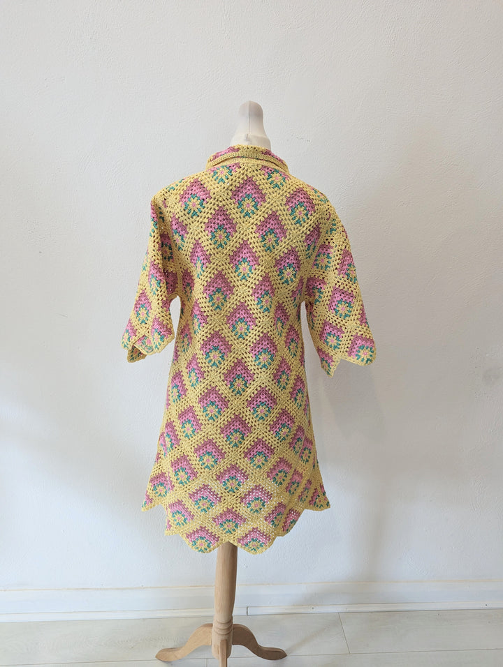 Zara Multi Crochet Dress Size Medium NWT RRP £79 – The Wardrobe