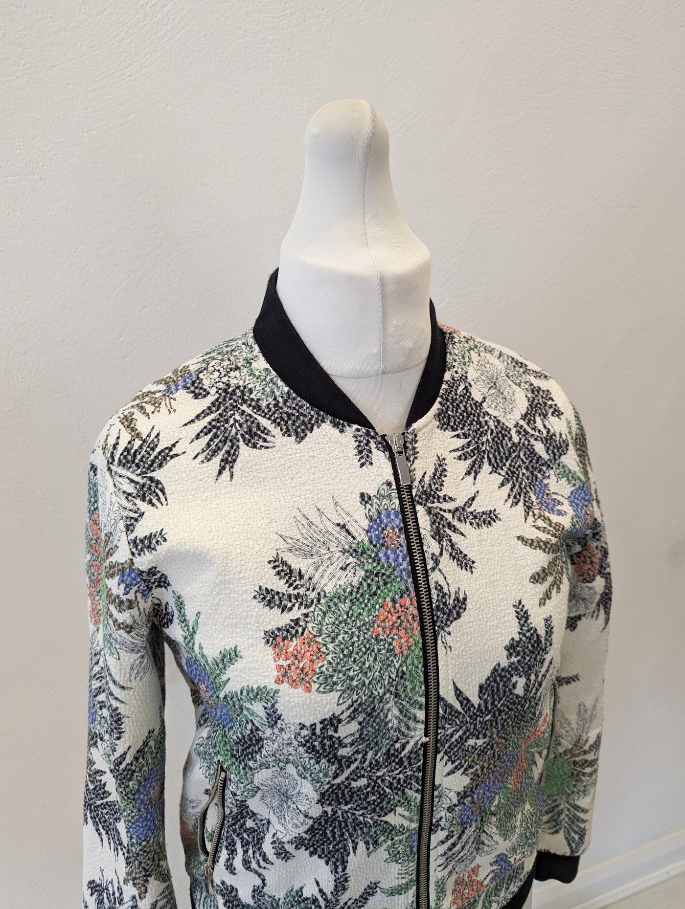 Zara Print Bomber Jacket S