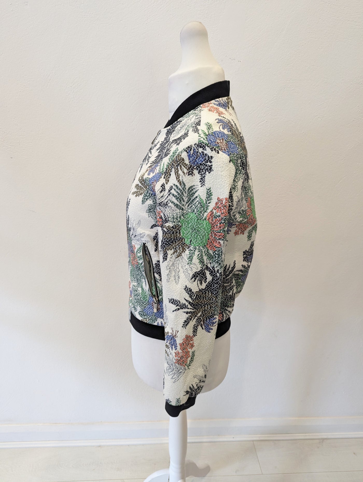 Zara Print Bomber Jacket S