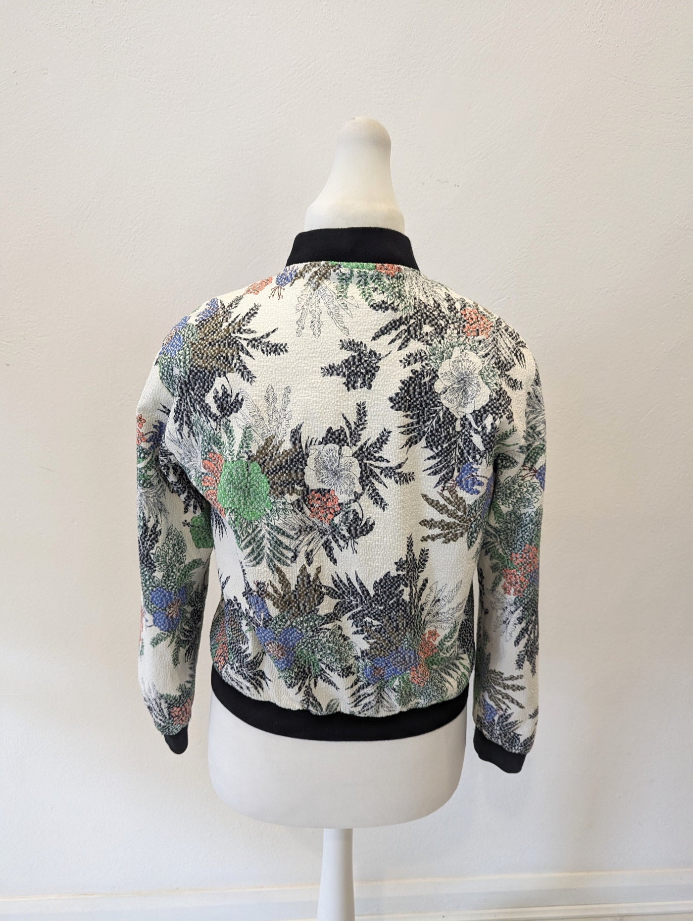 Zara Print Bomber Jacket S