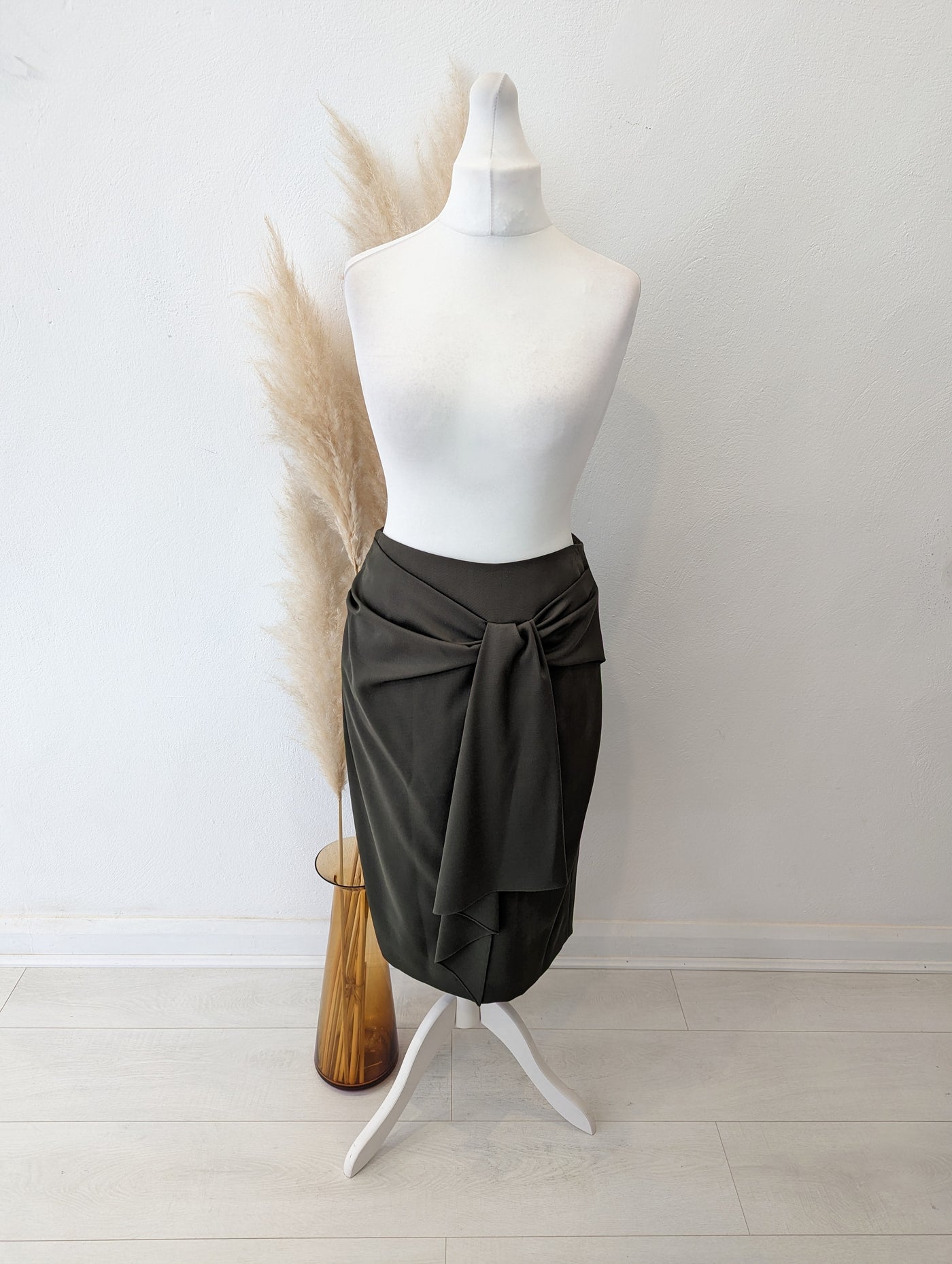 The Fold Khaki Skirt 12