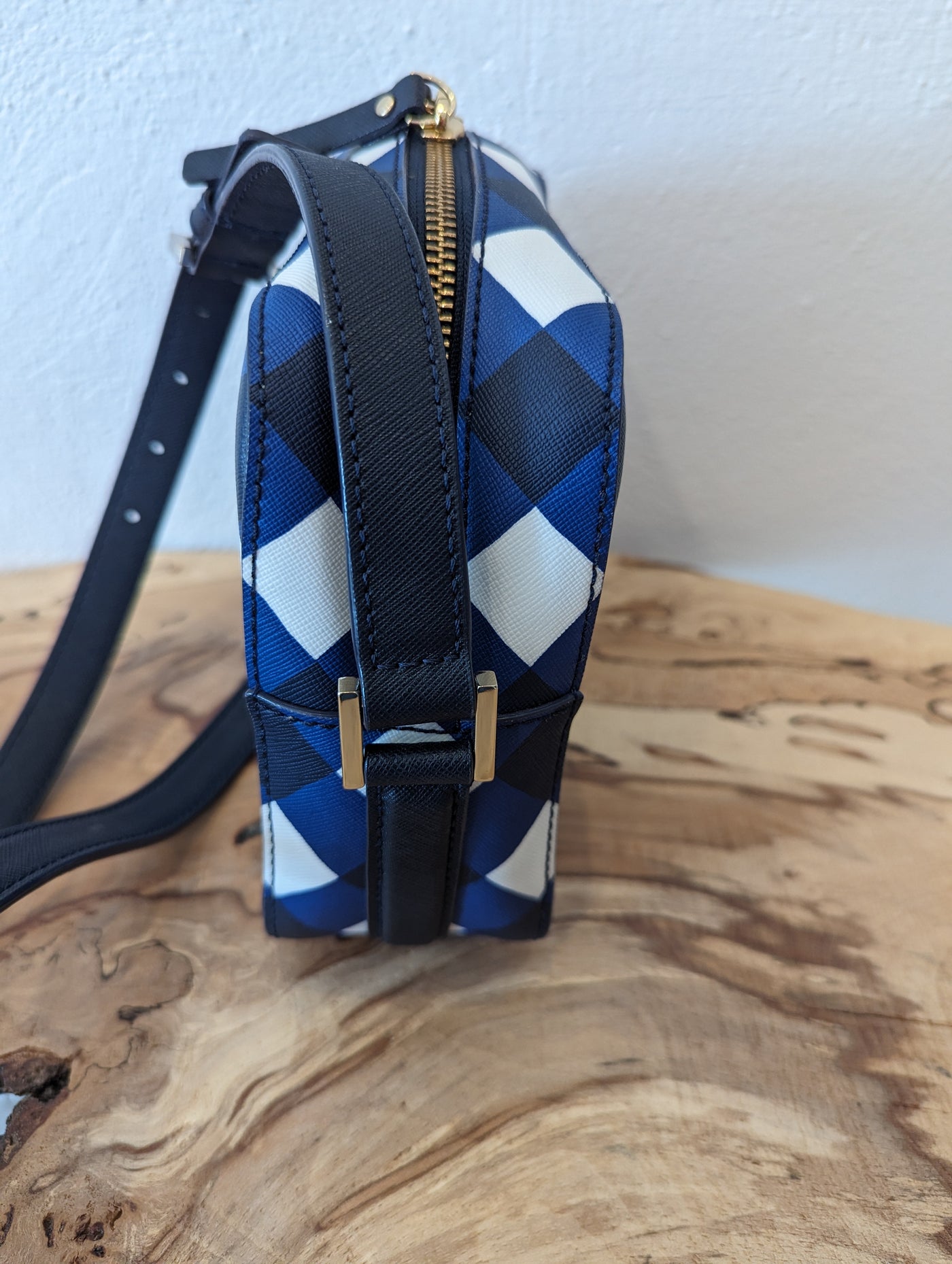 Kate Spade Blue Check Bag