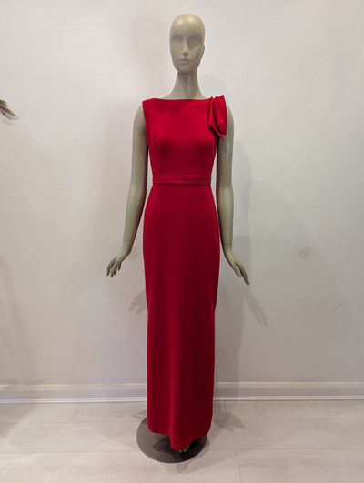 Dress Code red with bow shoulder dress 8 RRP £290