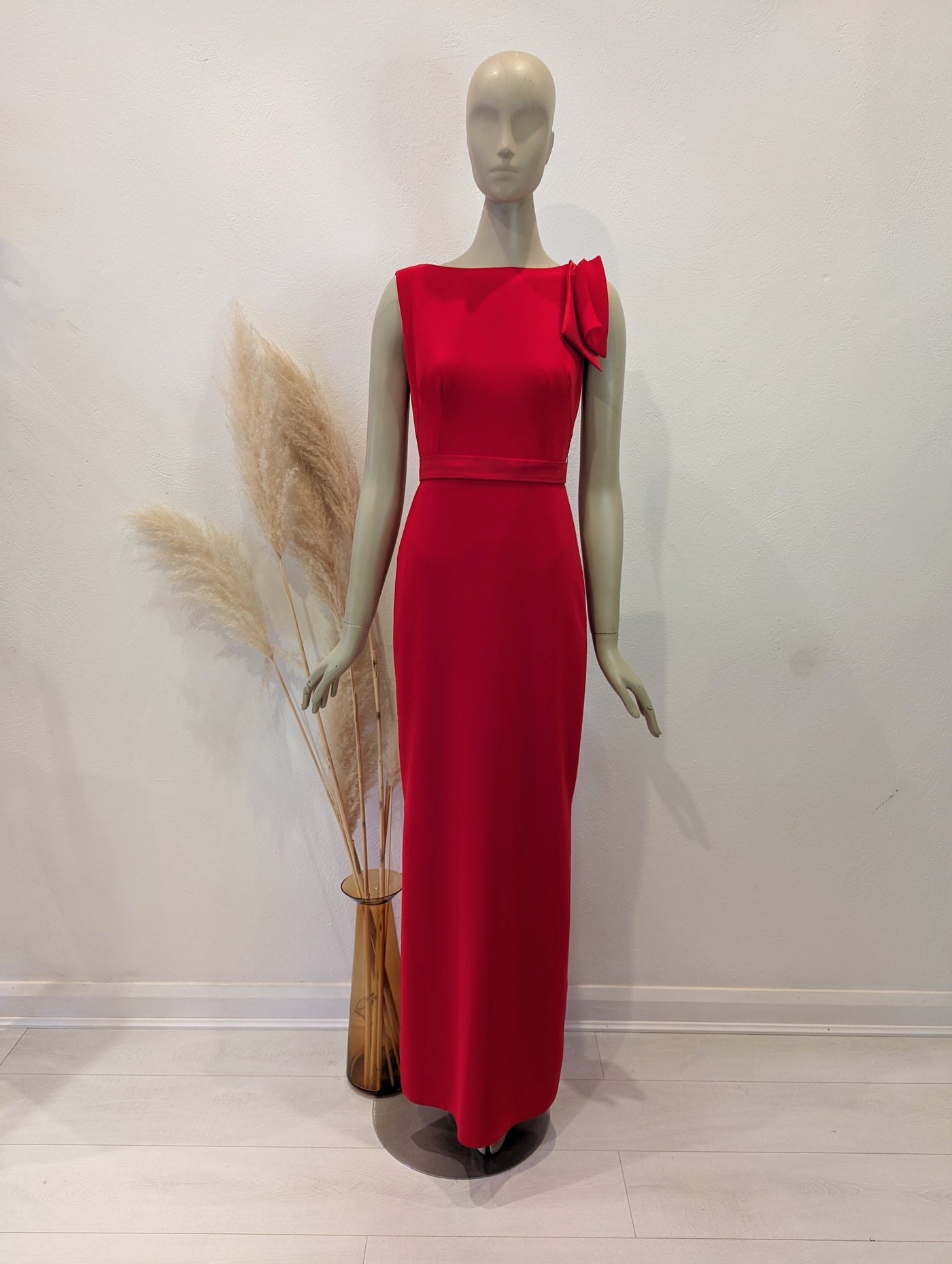 Dress Code red with bow shoulder dress 8 RRP £290