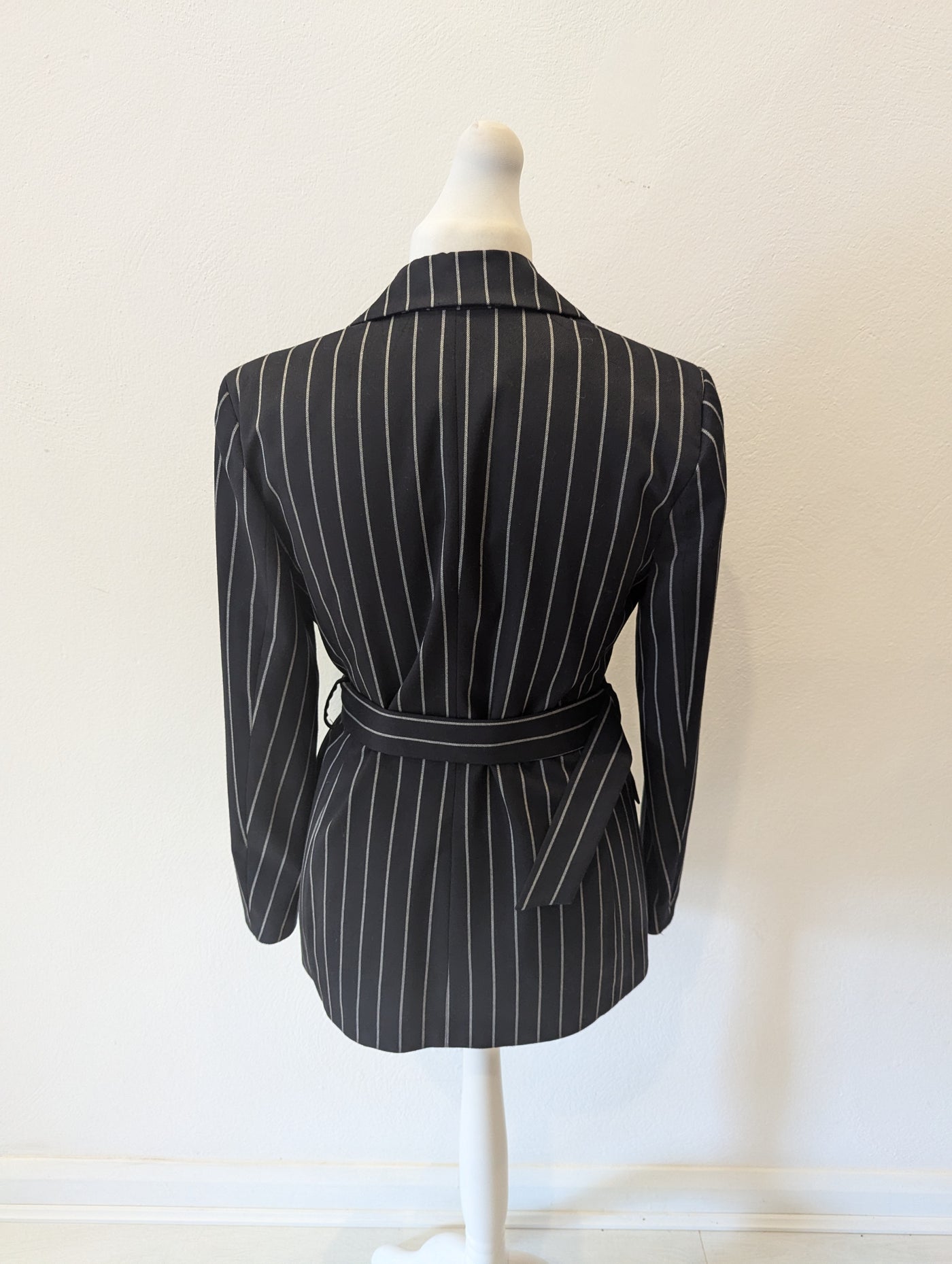 Milly Brown Black Stripe Blazer XL