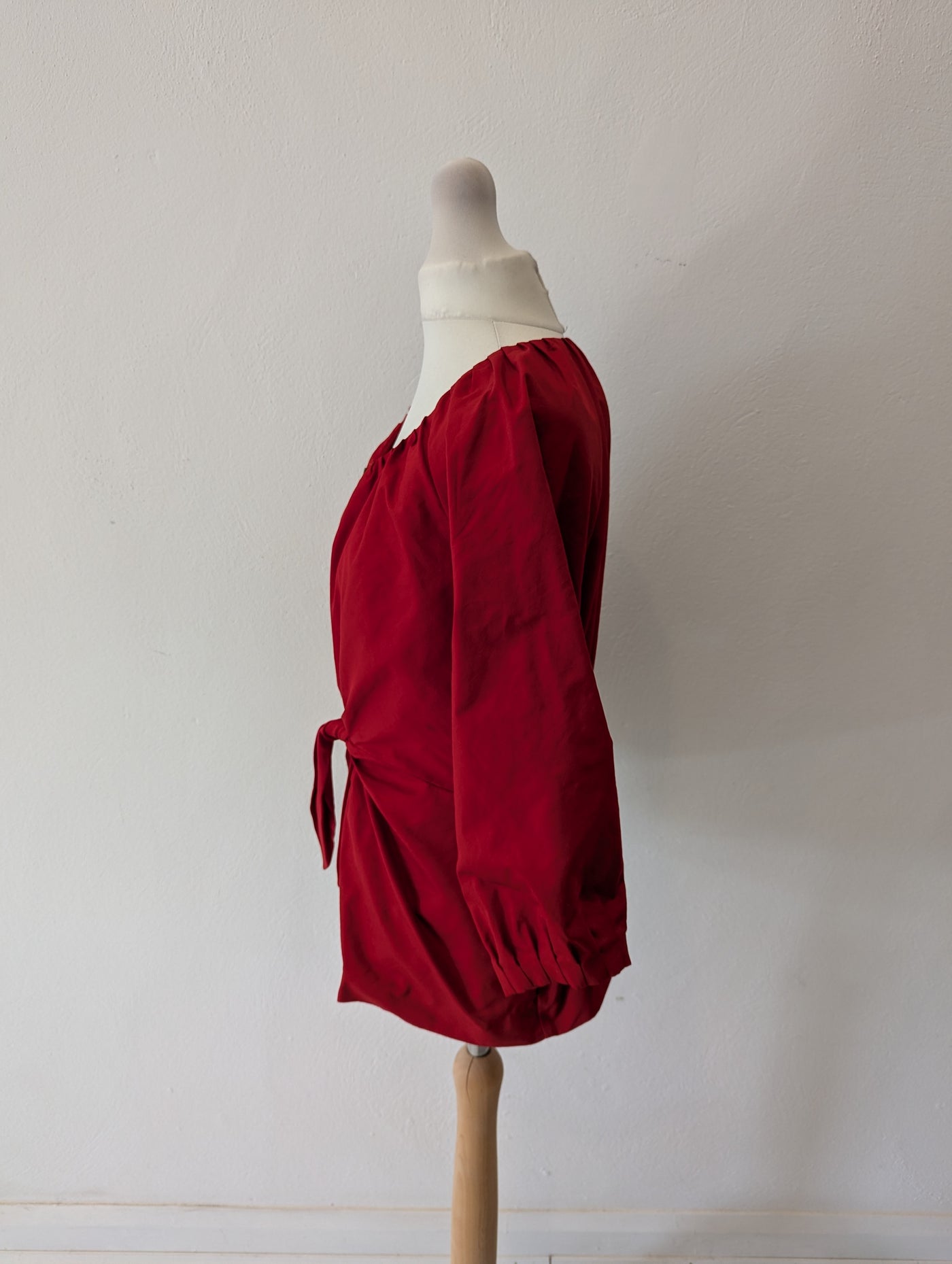 DKNY Red Zip Front Top 8