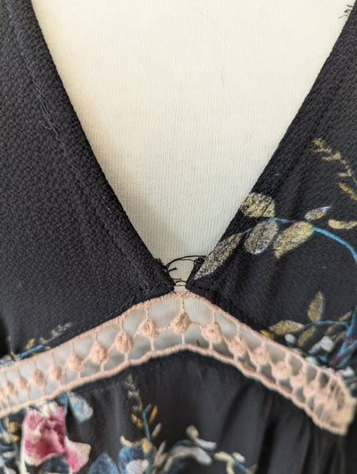 Mandi Black Floral Maxi 8