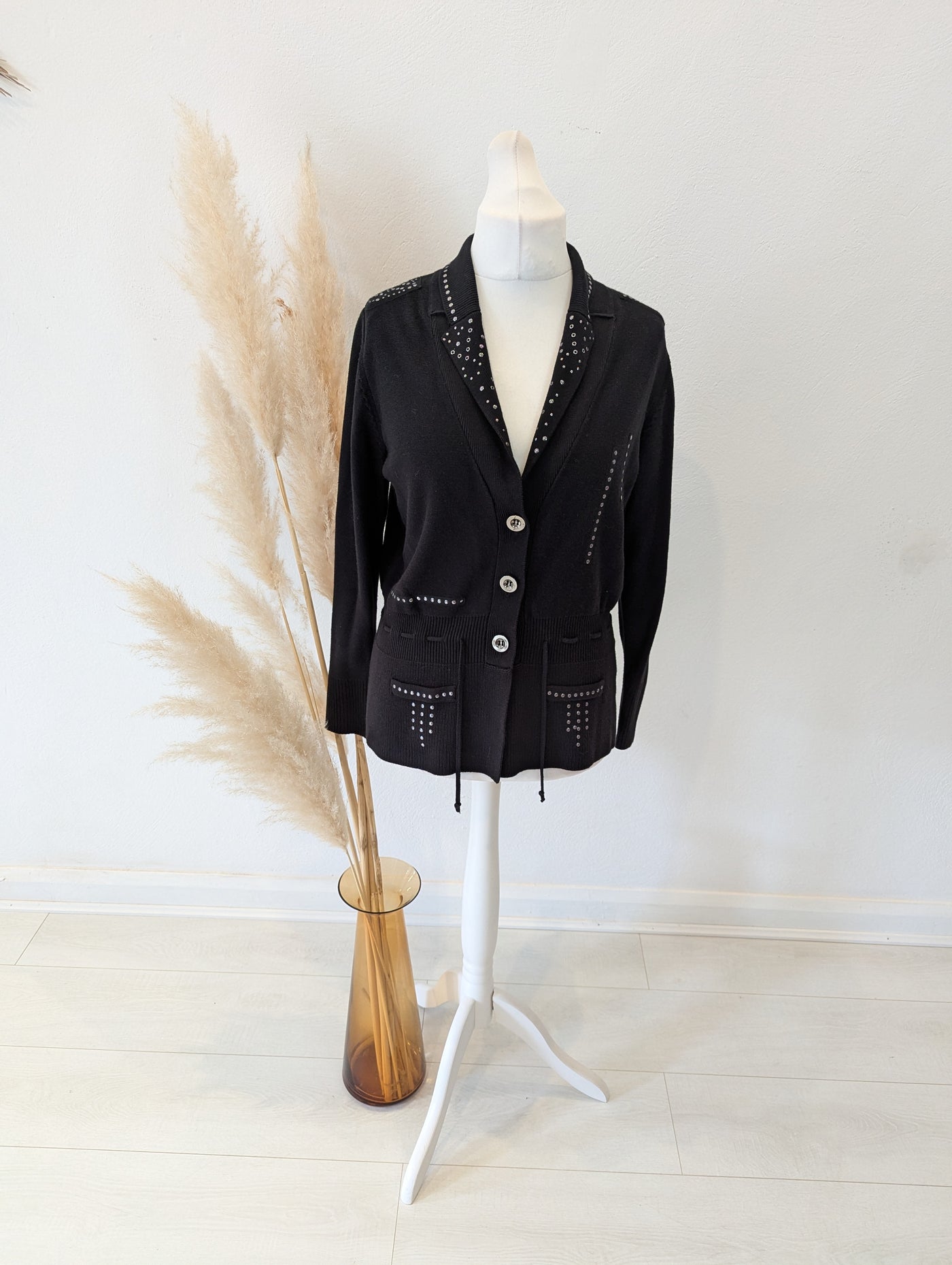 Gelco Black Studded Cardigan 14