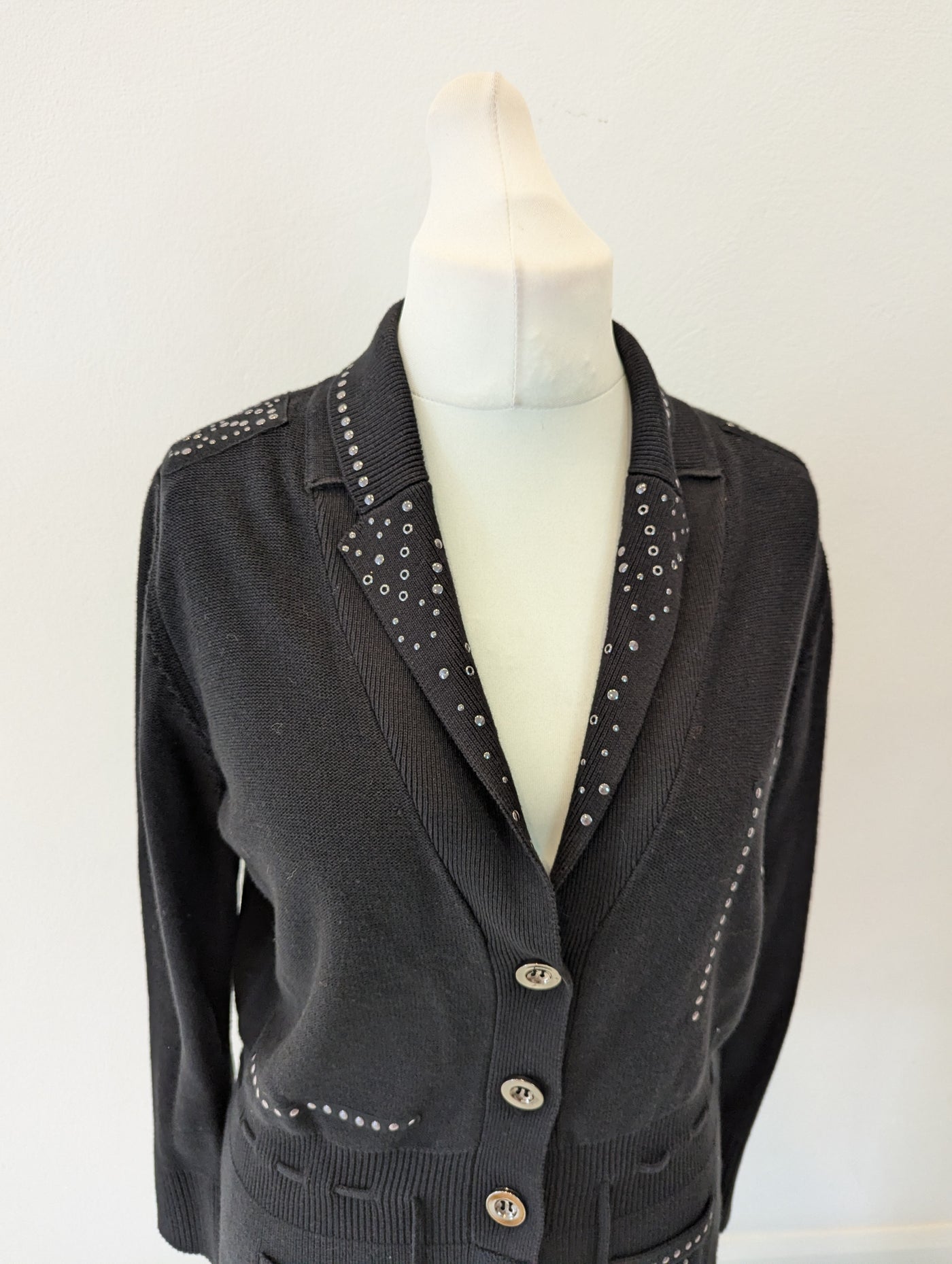 Gelco Black Studded Cardigan 14