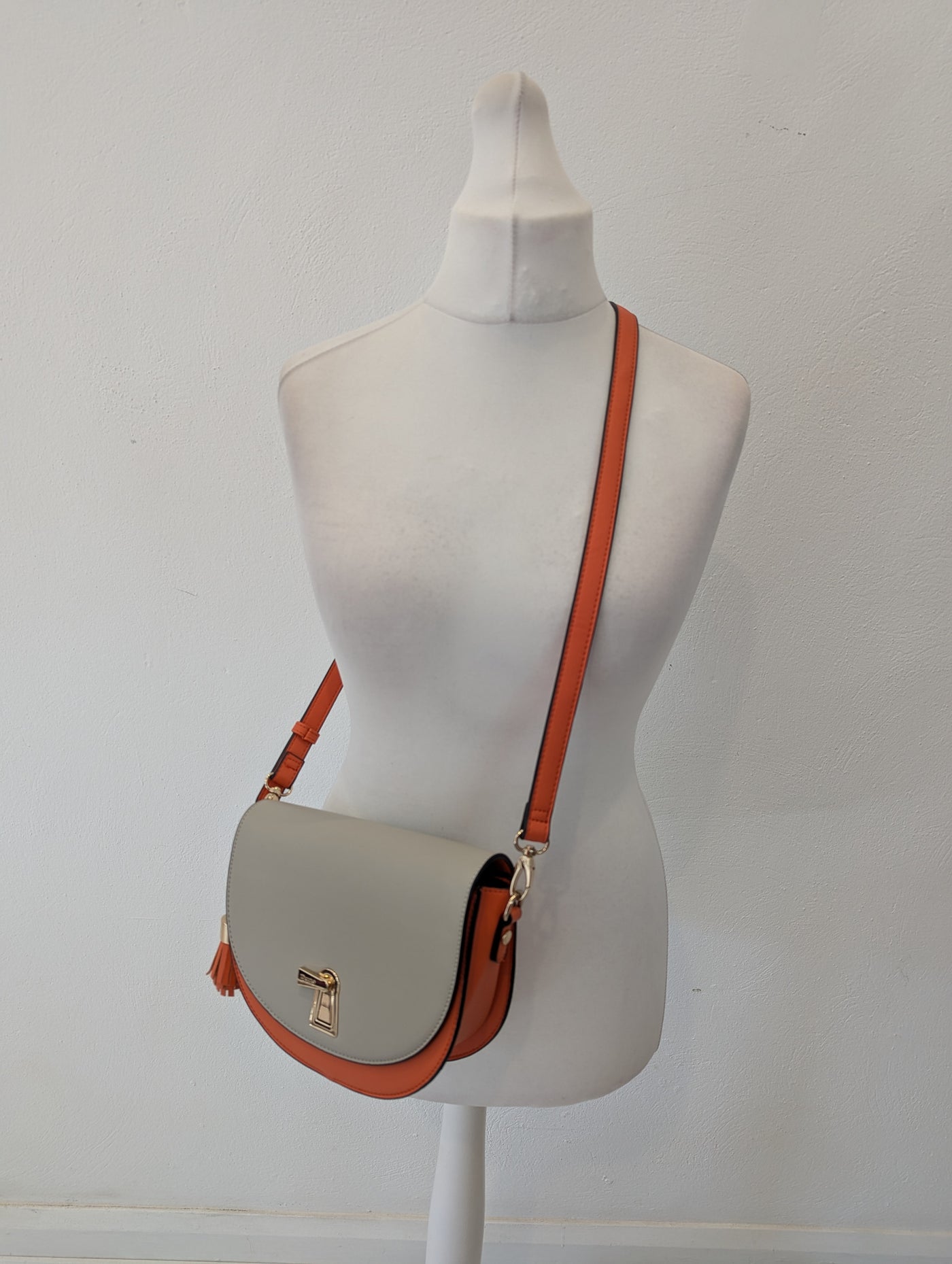 Dune Orange/Grey Crossbody Bag