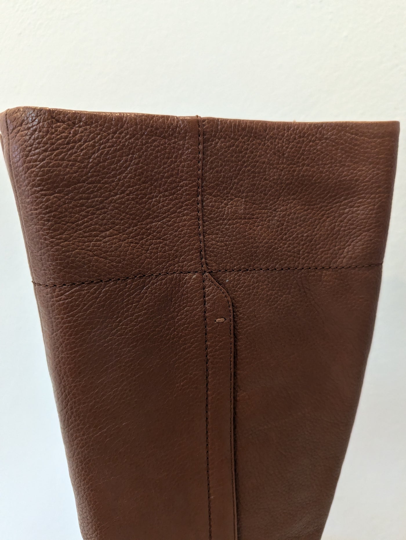 Nine West Brown Leather Knee Boot Size 5.5