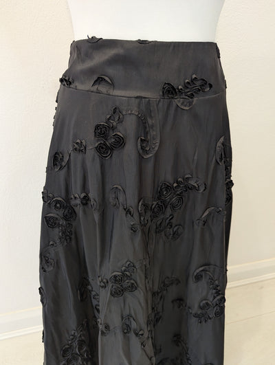 Phase Eight Black Ribbon Skirt 14