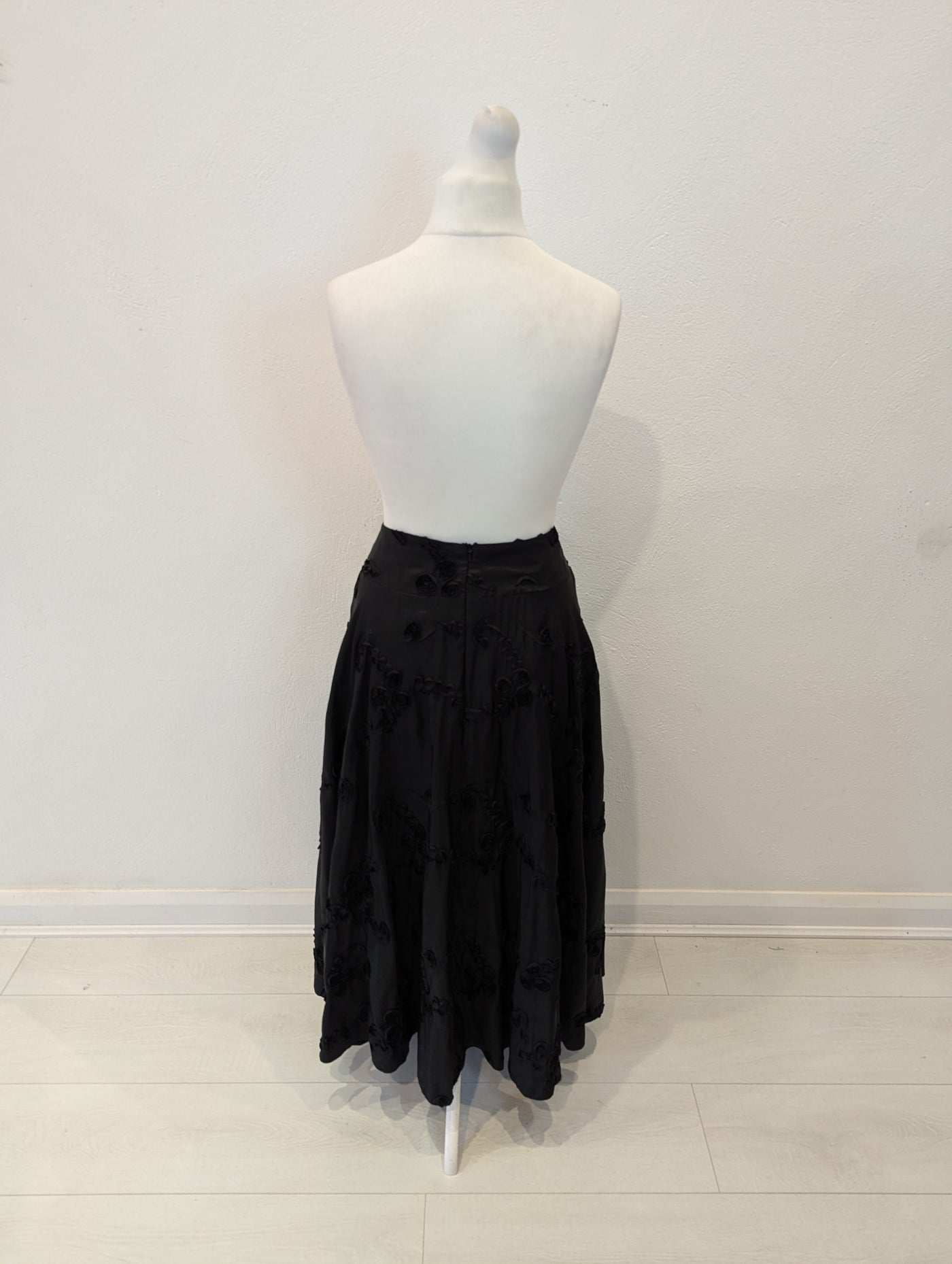 Phase Eight Black Ribbon Skirt 14