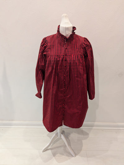 H&M Red Check Dress L