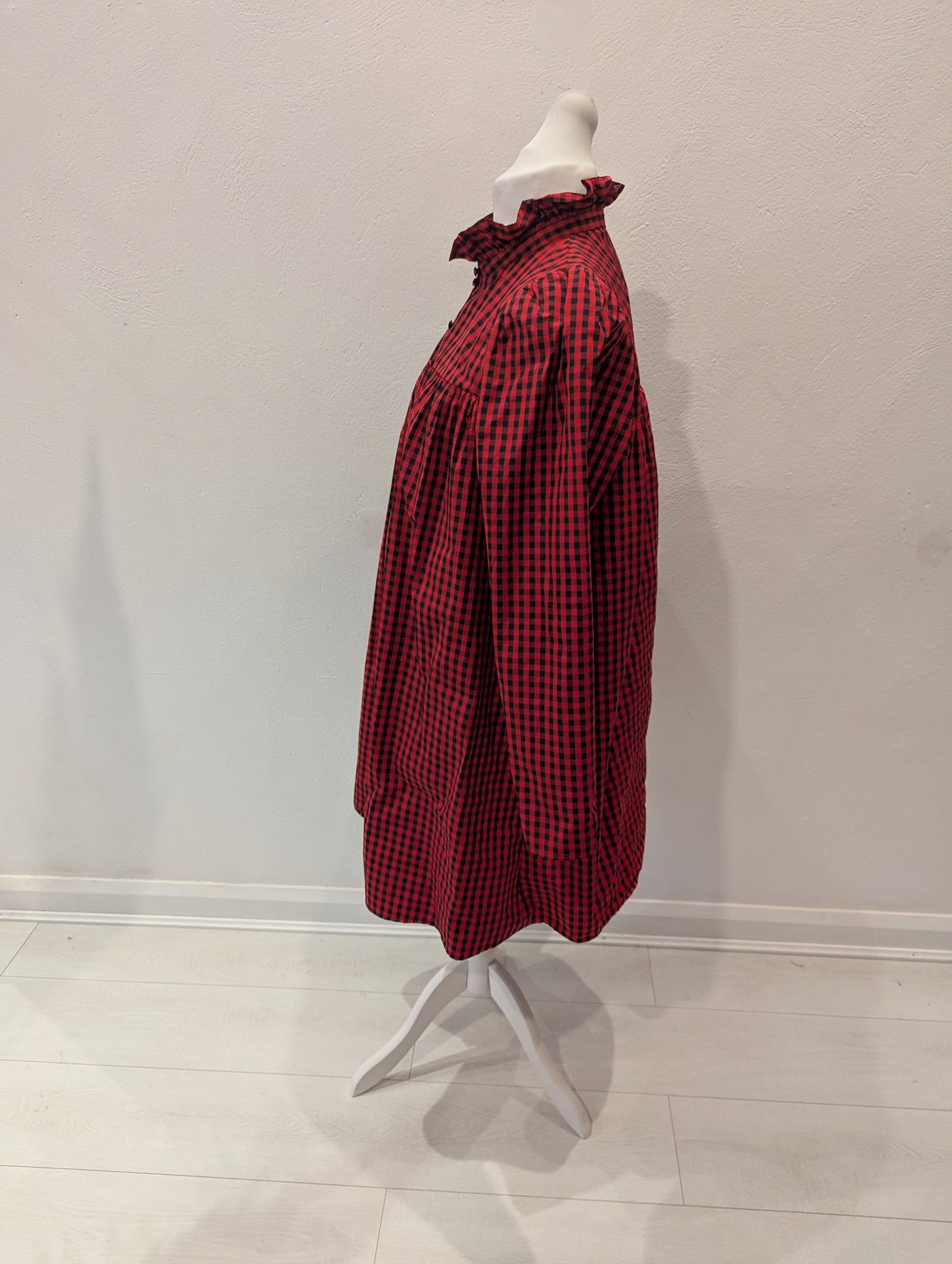 H&M Red Check Dress L