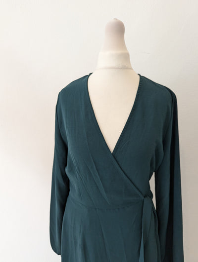 Kilky Green Wrap Dress S