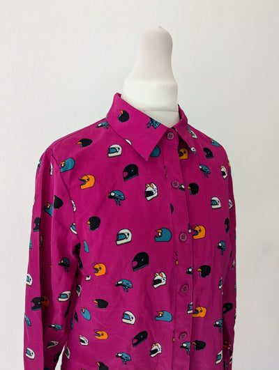 Minueto Pink Helmet Shirt S