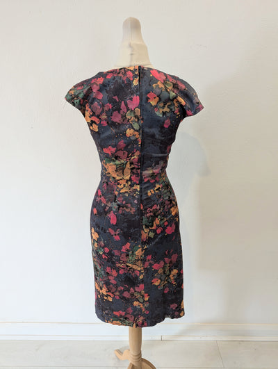 Dizingof Grey Flower print dress 8