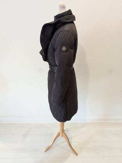 Elisabetta Franchi Charcoal Puffa Coat 40