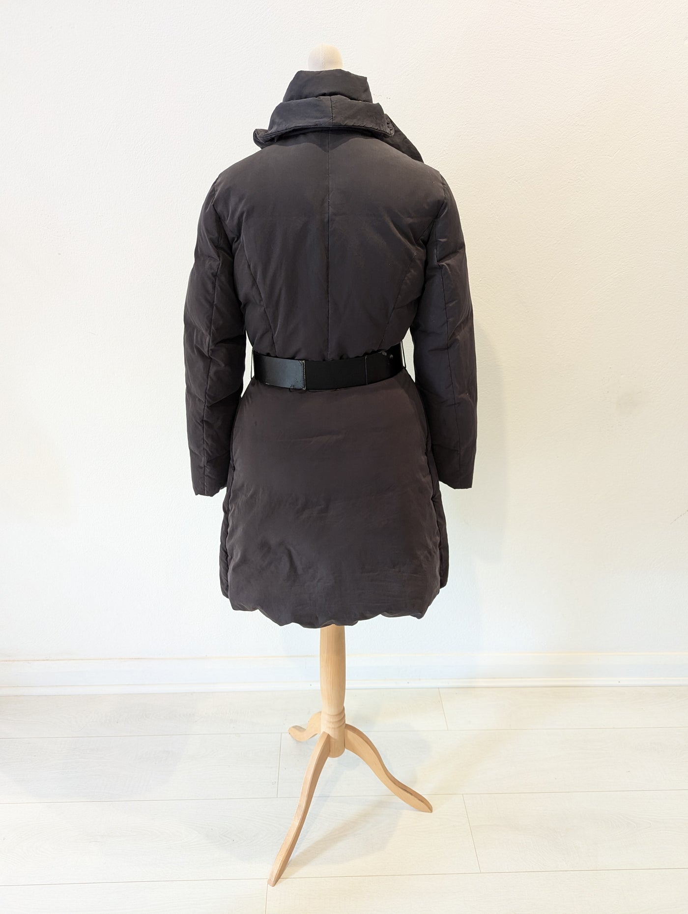 Elisabetta Franchi Charcoal Puffa Coat 40