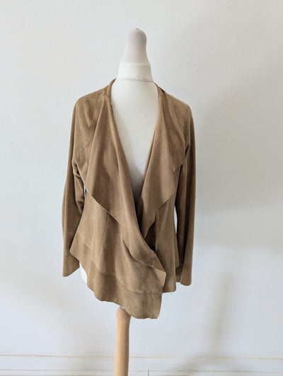 Jigsaw Suede Waterfall Jacket S/M