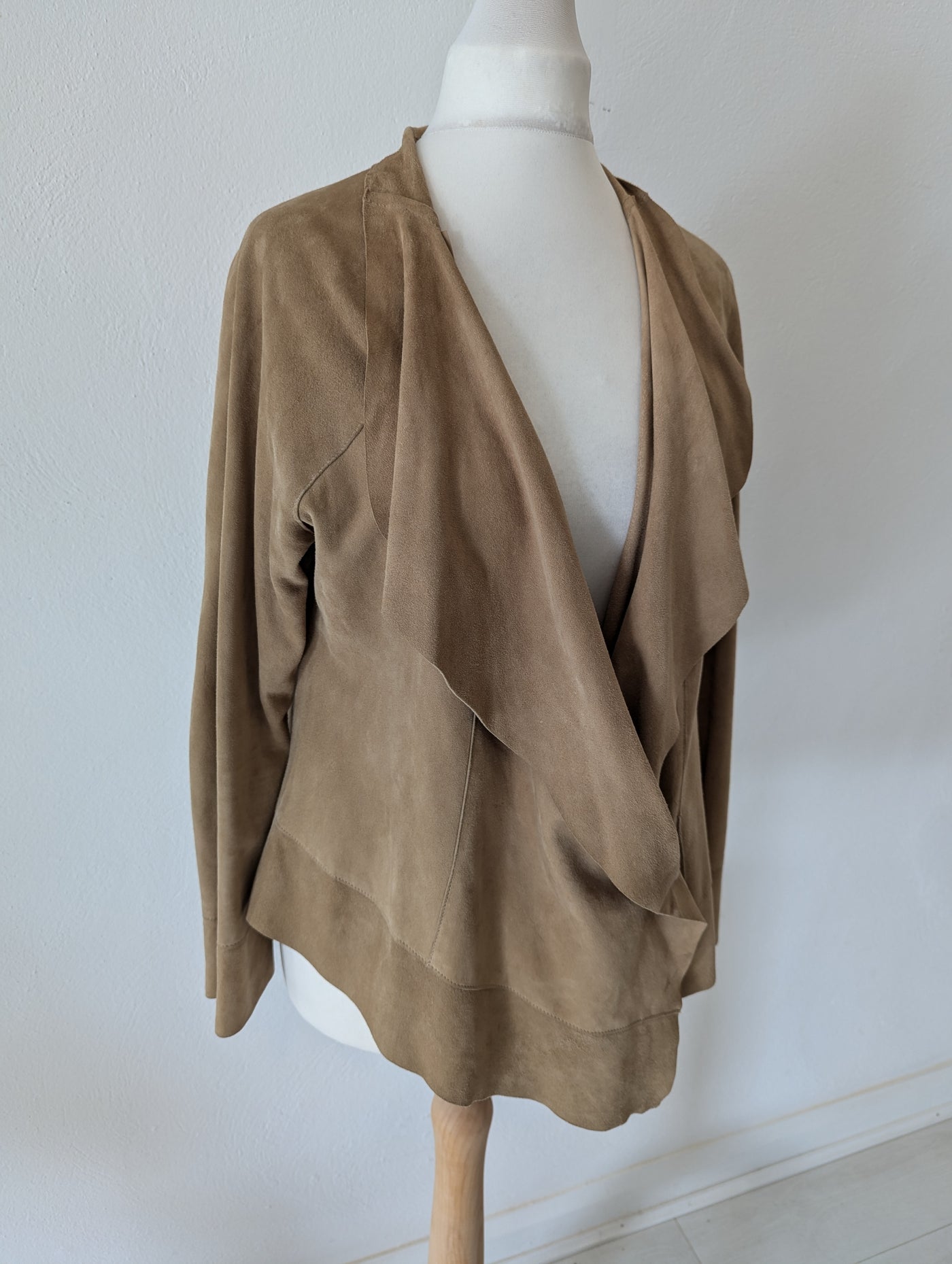 Jigsaw Suede Waterfall Jacket S/M