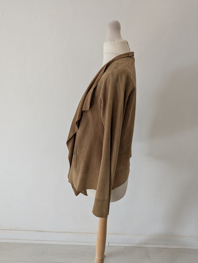 Jigsaw Suede Waterfall Jacket S/M