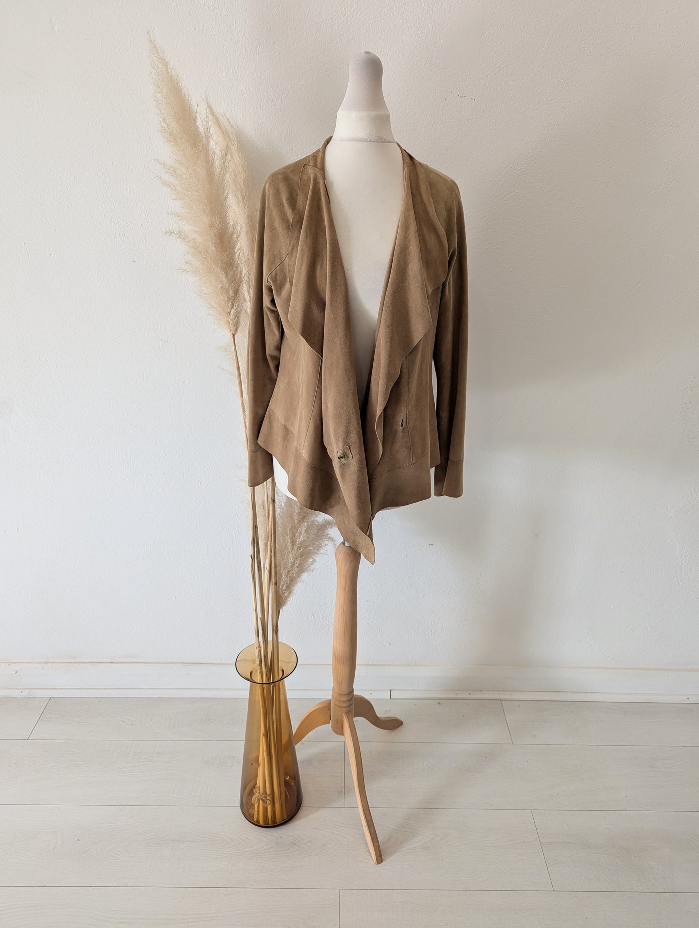 Jigsaw Suede Waterfall Jacket S/M