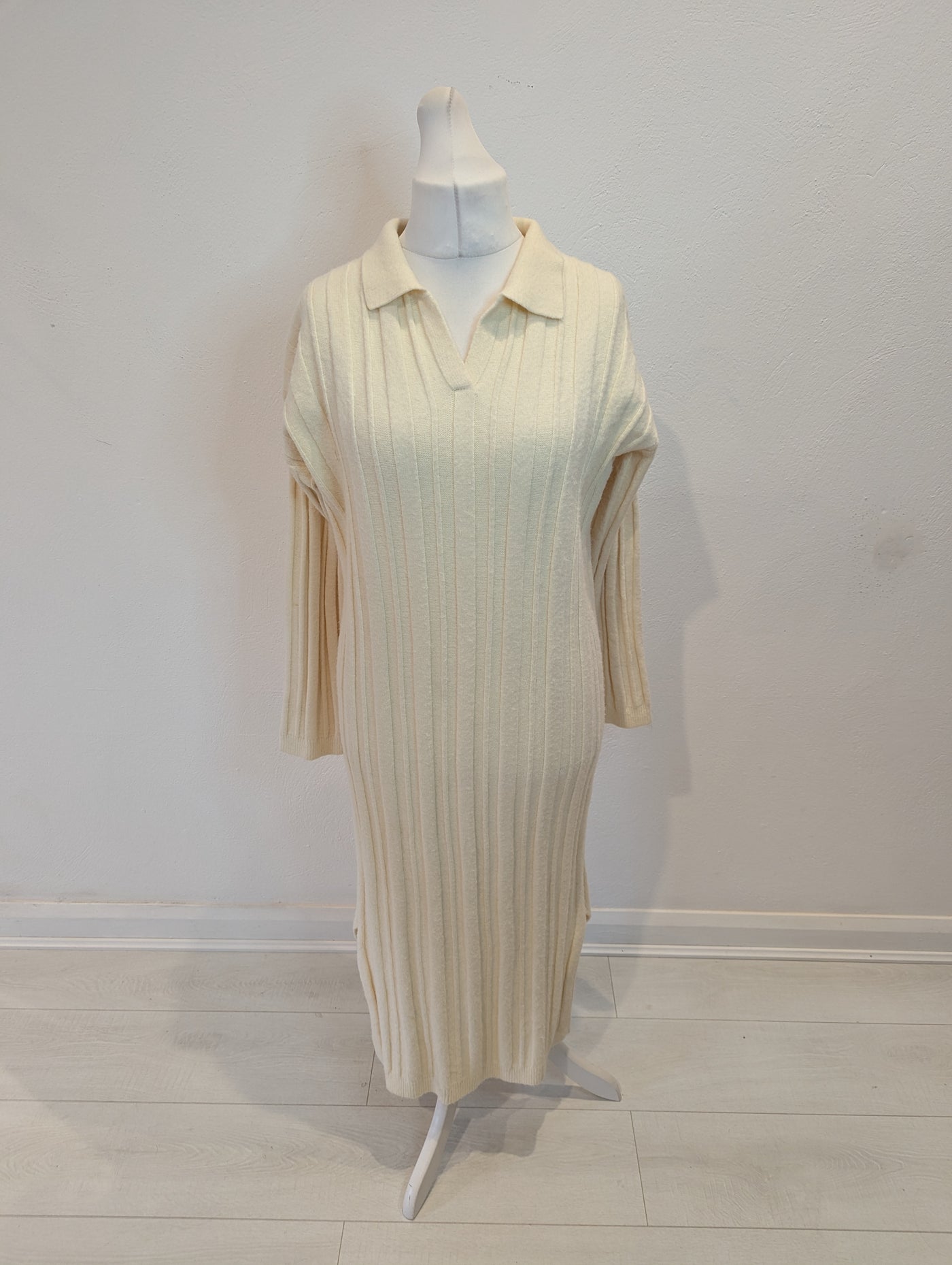 Jasminah Cream Jumper Dress S/M