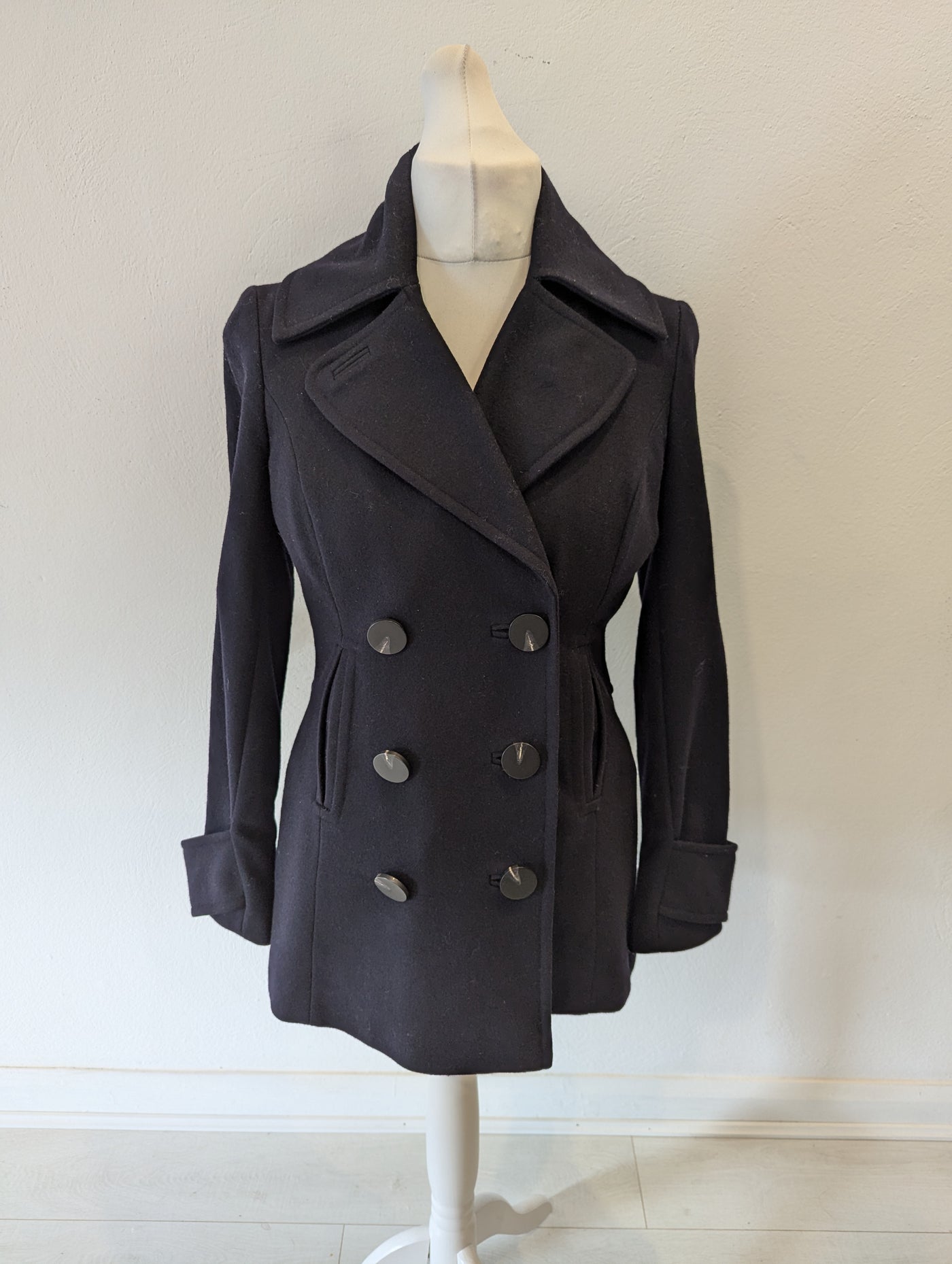 Next Black wool Coat 10