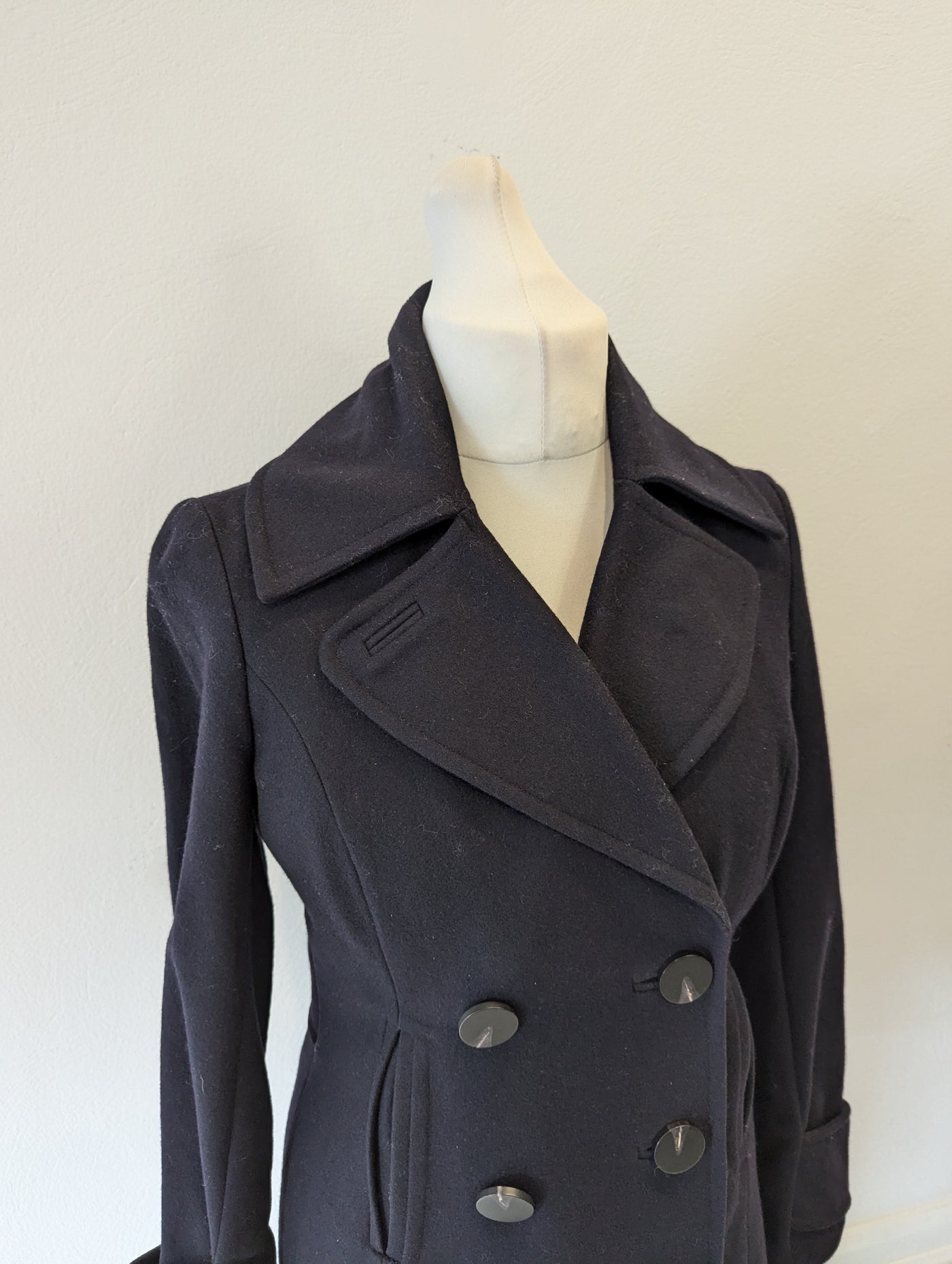 Next Black wool Coat 10