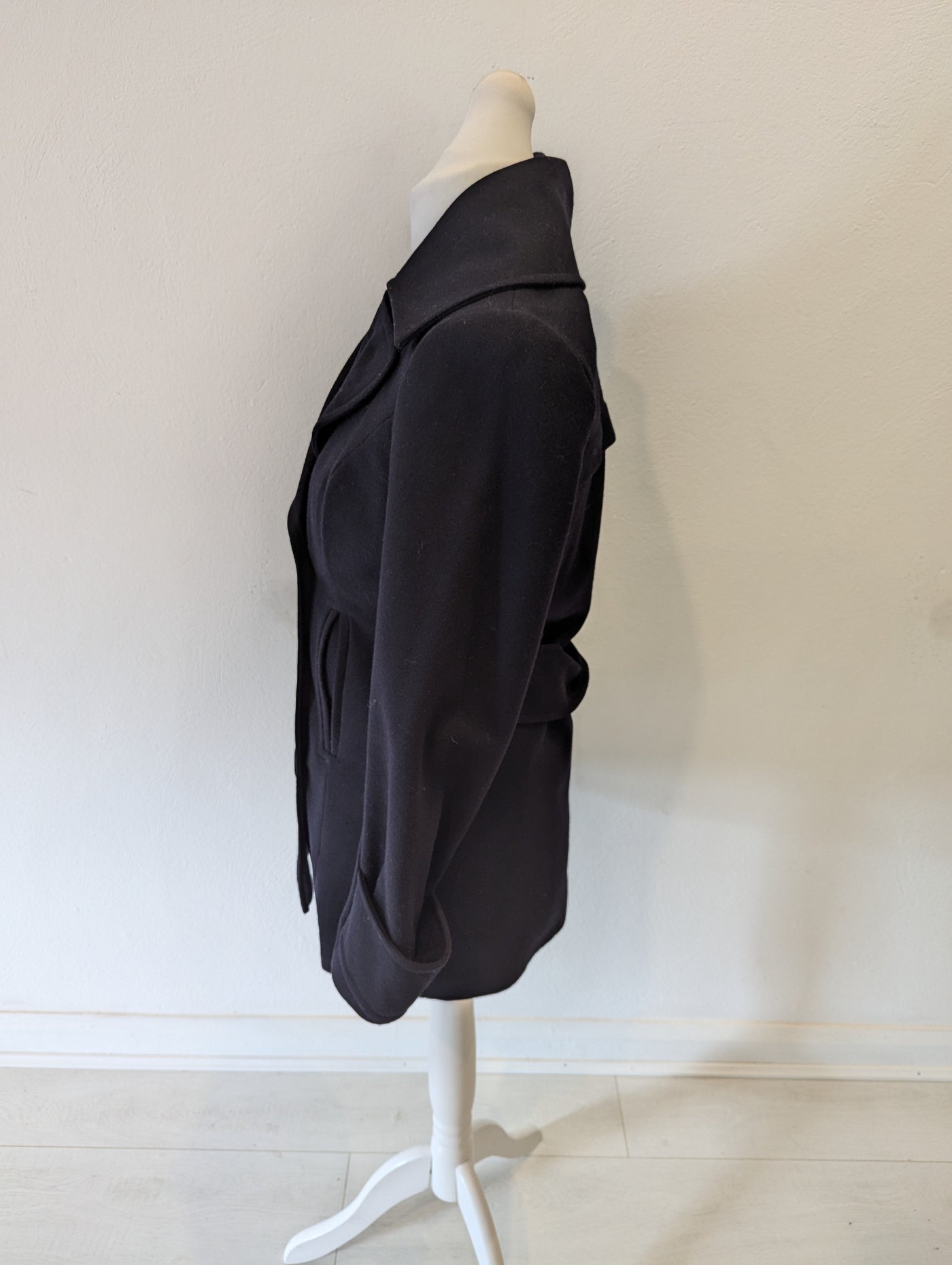 Next Black wool Coat 10