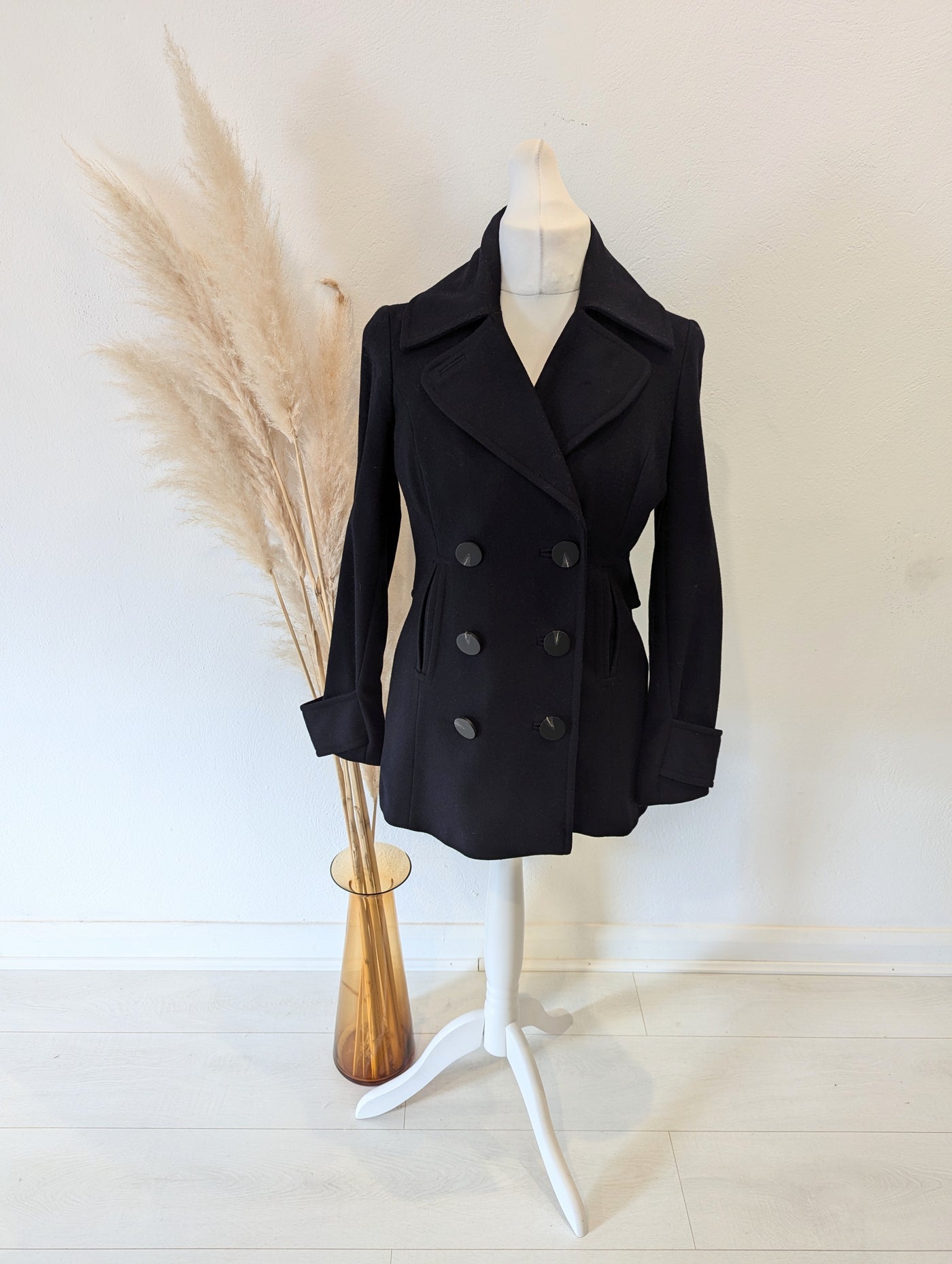 Next Black wool Coat 10