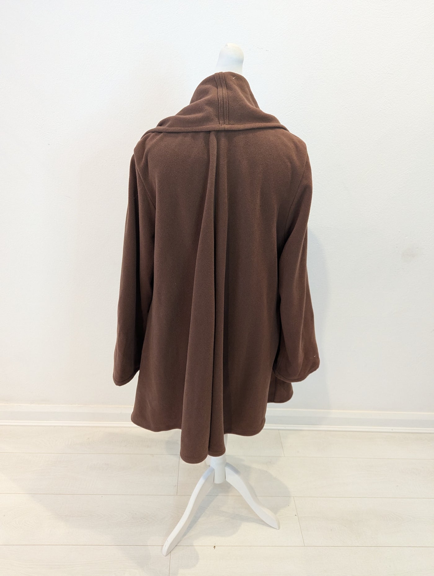 Italian Brown Cape Coat L