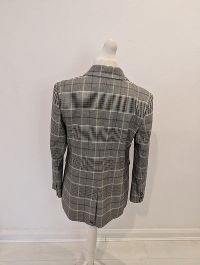 Mint Velvet Grey Check Blazer Size 14 NWT RRP £159