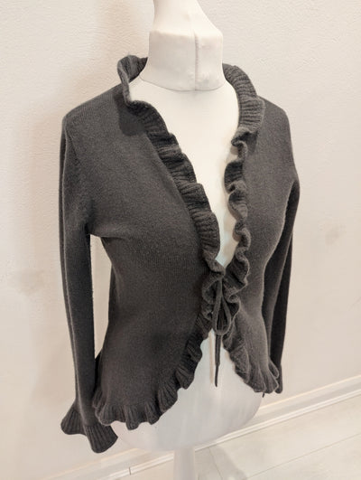 Pure Collection Grey Cashmere Cardigan 14