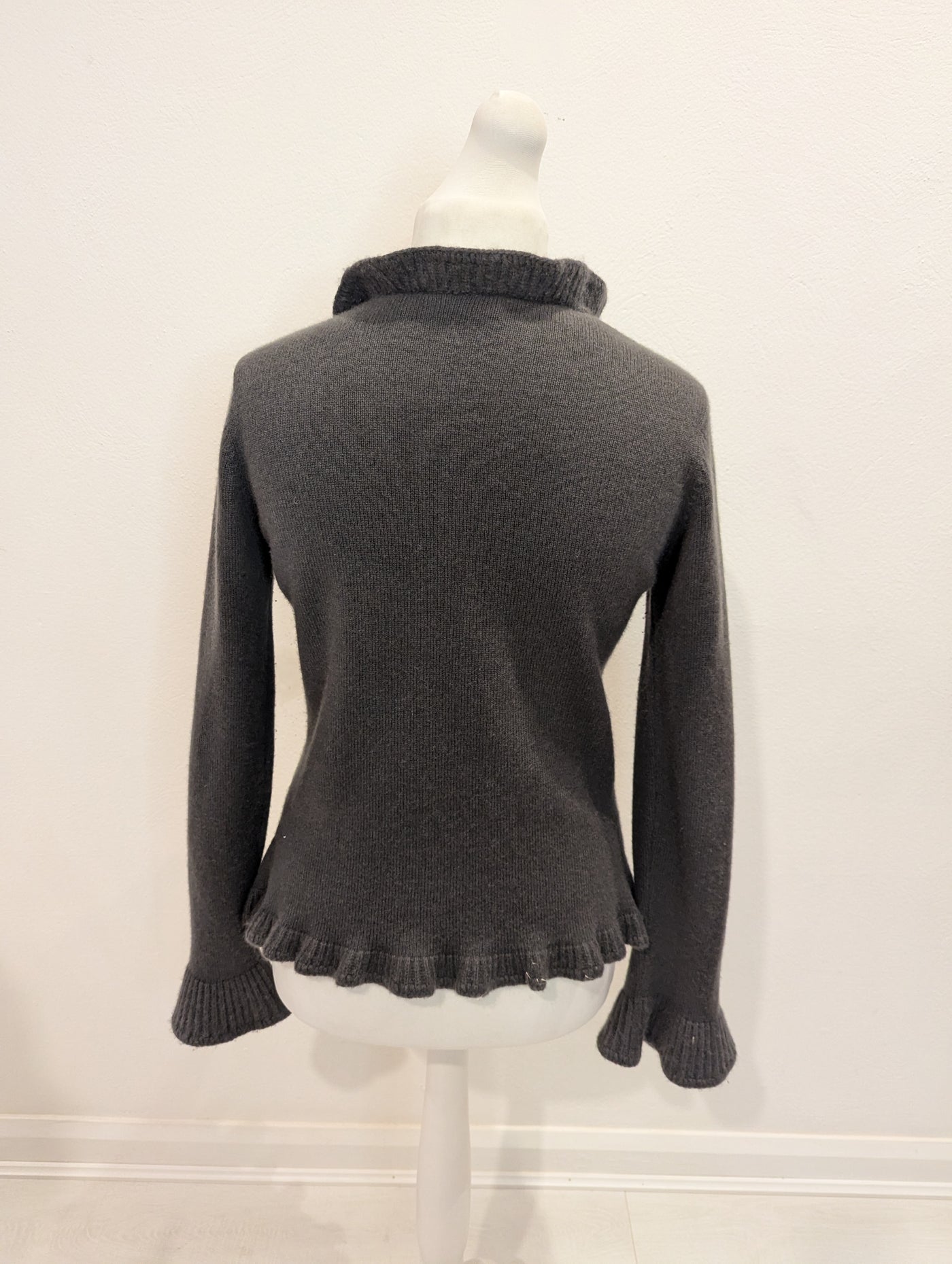 Pure Collection Grey Cashmere Cardigan 14