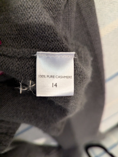 Pure Collection Grey Cashmere Cardigan 14