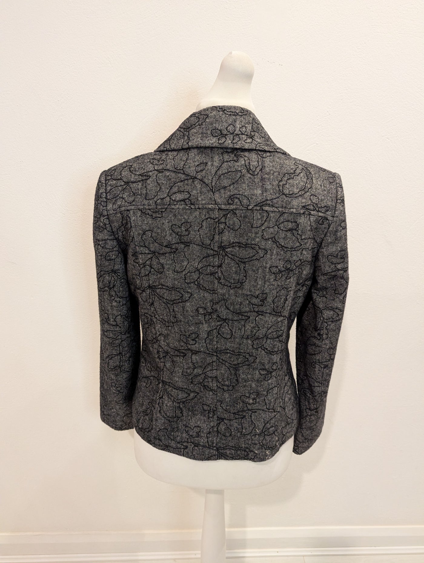 First Ave Grey Print Jacket 14