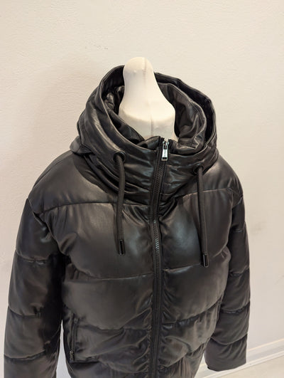 Guess Black Puffa Coat L