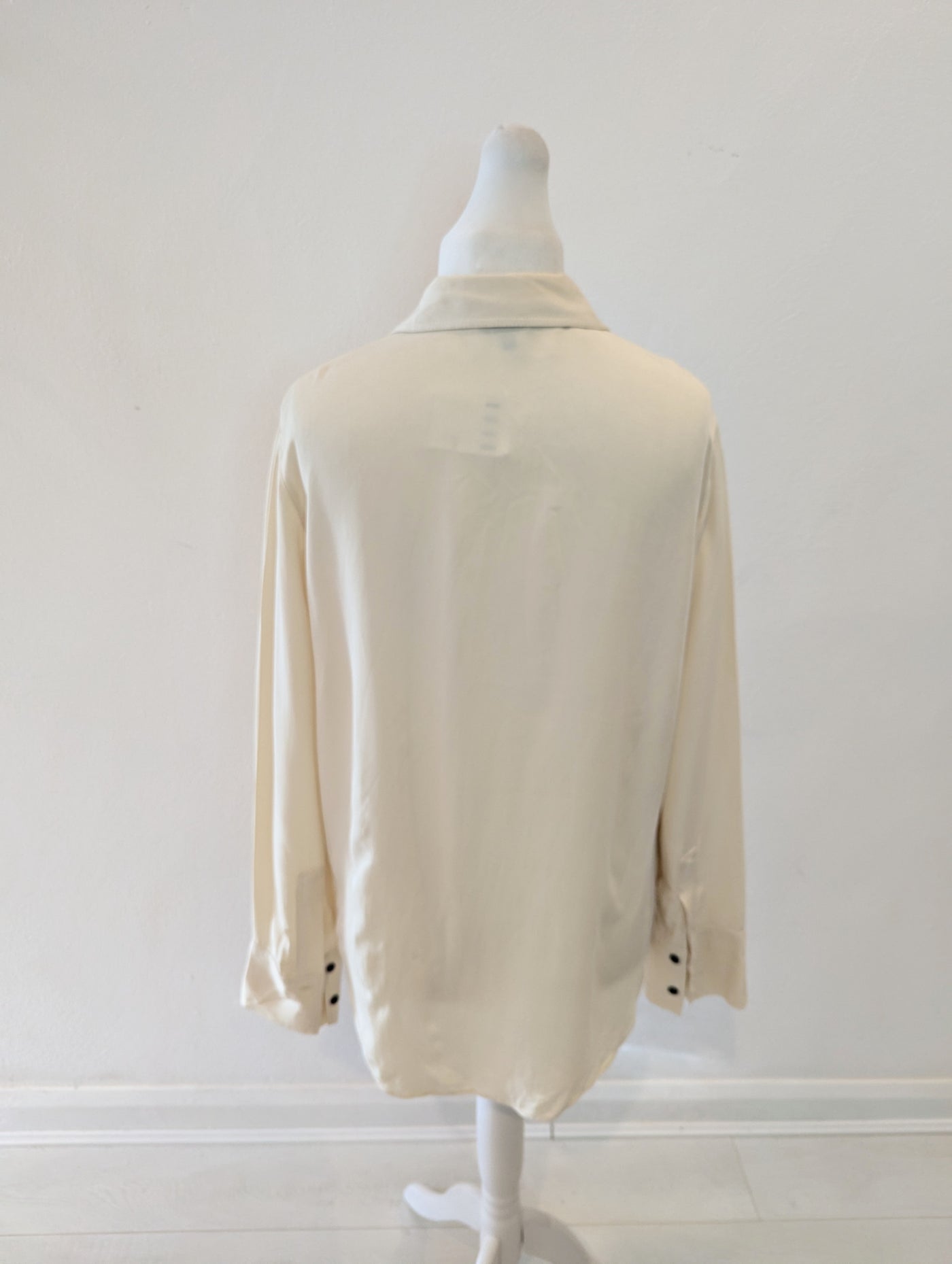 Massimo Dutti Cream Shirt Size Large