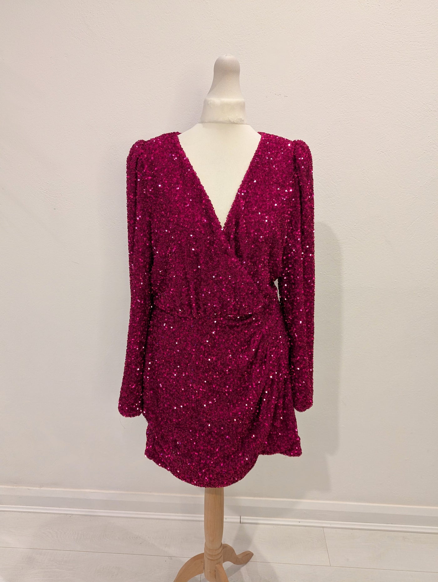 & Other stories Pink Sequin Dress 10 The Wardrobe & Other stories Pink Sequin Dress 10 The Wardrobe
