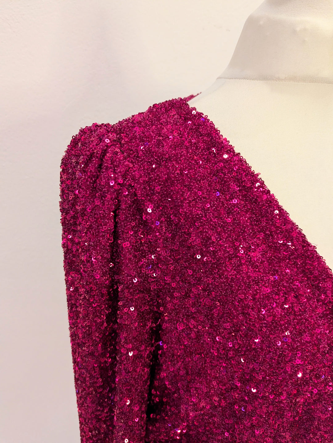 and other stories pink sequin dress Strappy Sequin Mini Dress - Pink