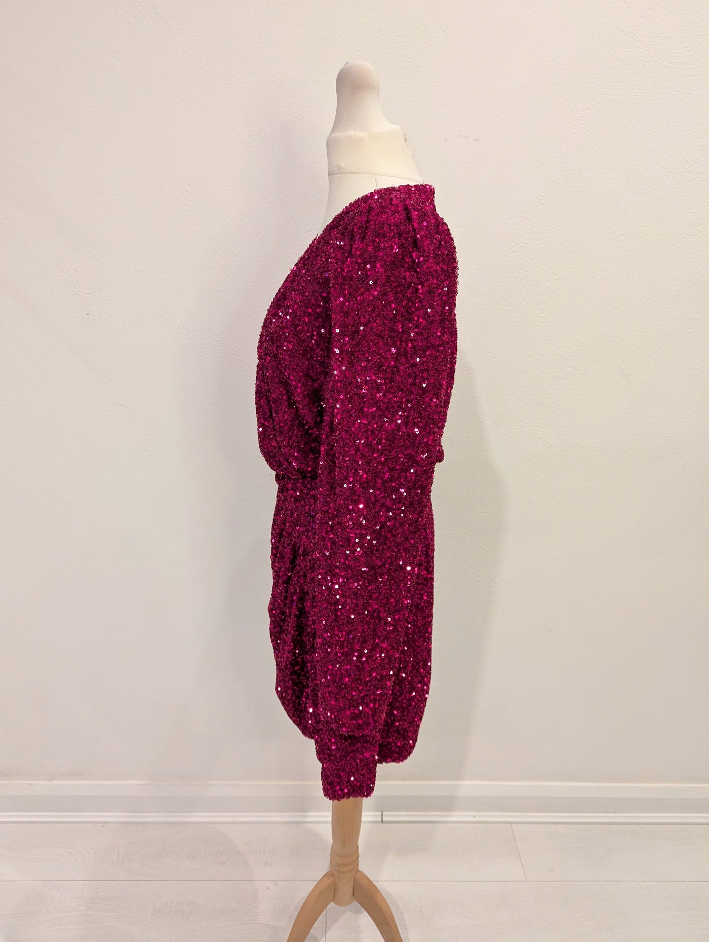 & Other stories Pink Sequin Dress 10 The Wardrobe & Other stories Pink Sequin Dress 10 The Wardrobe